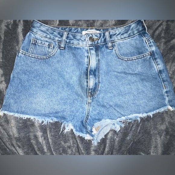 Pacsun High Rise Festival Jean Shorts - Picture 4 of 6